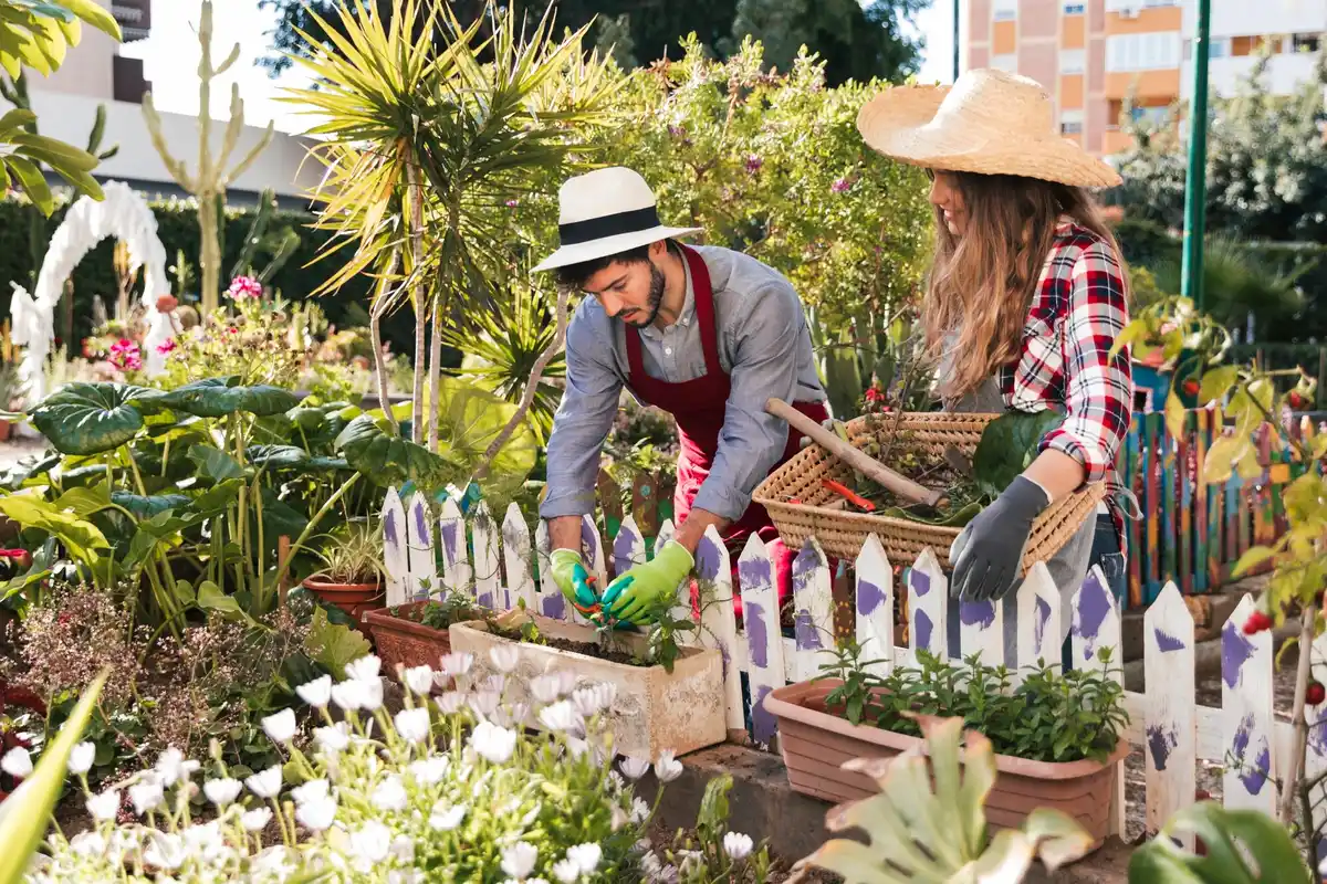 backyard makeover simple DIY garden