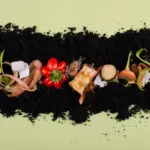 garden compost vegetable growth