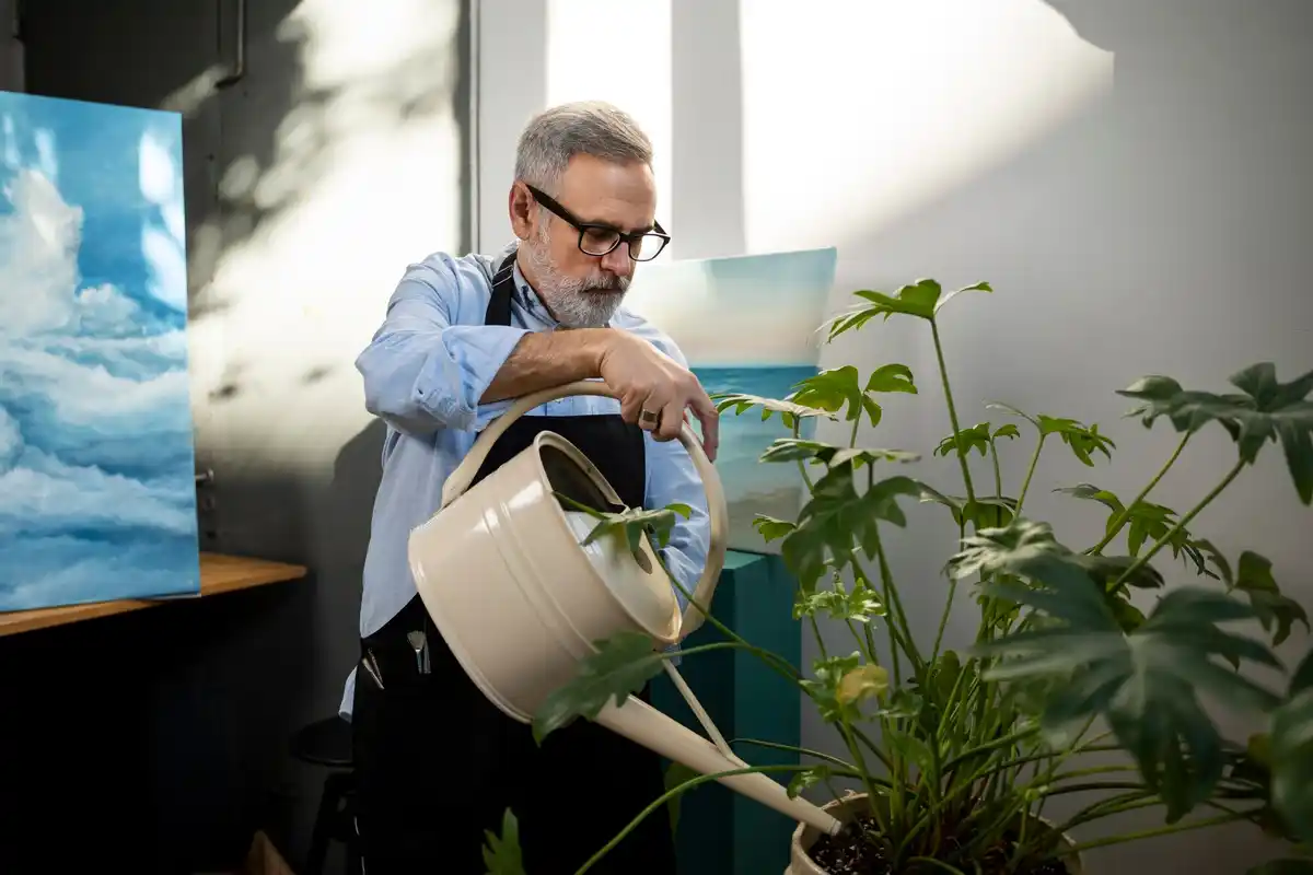 indoor plants watering frequency