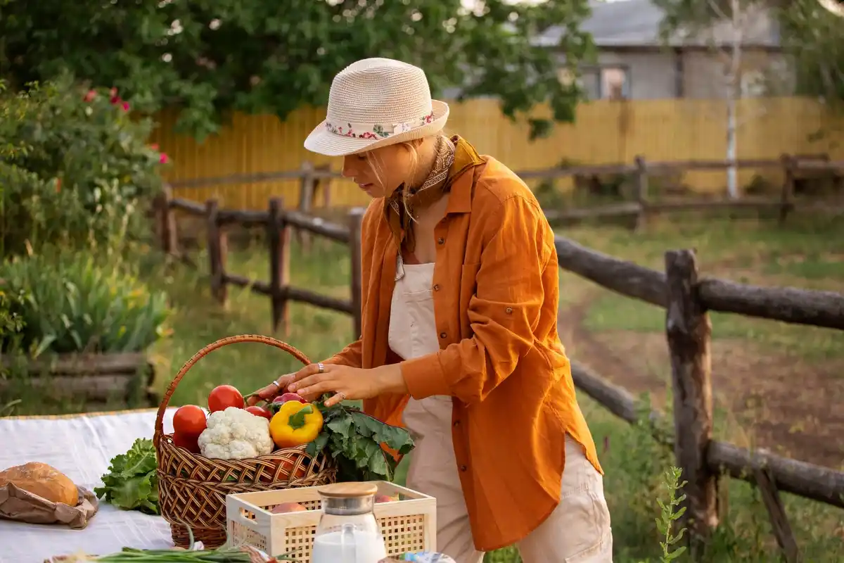 organic farming in Czech Republic small farm garden