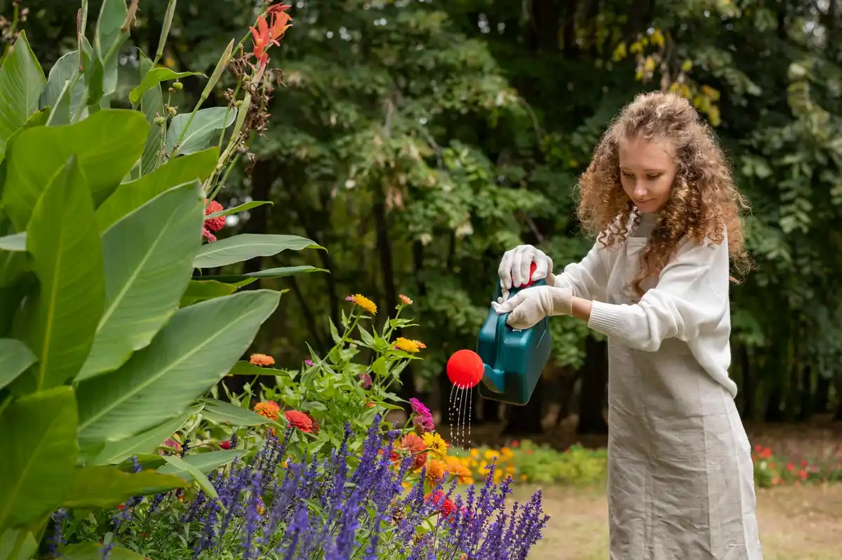 sustainable garden Czech Republic home gardening