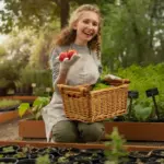 organic gardening Czech Republic backyard