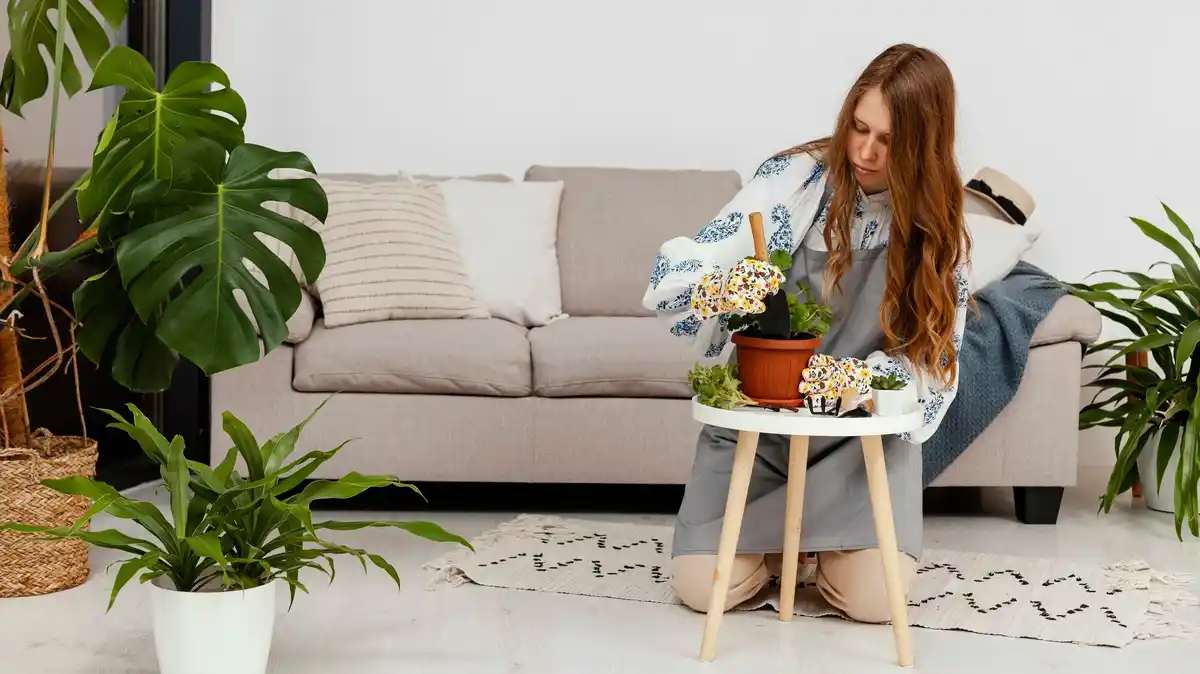 small indoor garden apartment