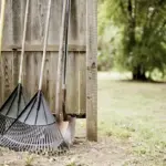 garden tools maintenance cleaning storage