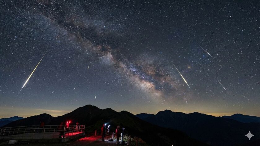 Gemini Meteor Shower: Nebula of Stars in the December Sky