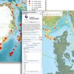 Interaktivní mapy ukazují zemětřesení v Grónsku a Dánsku