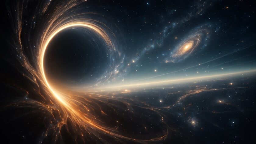 Objev supermasivní černé díry v kosmu