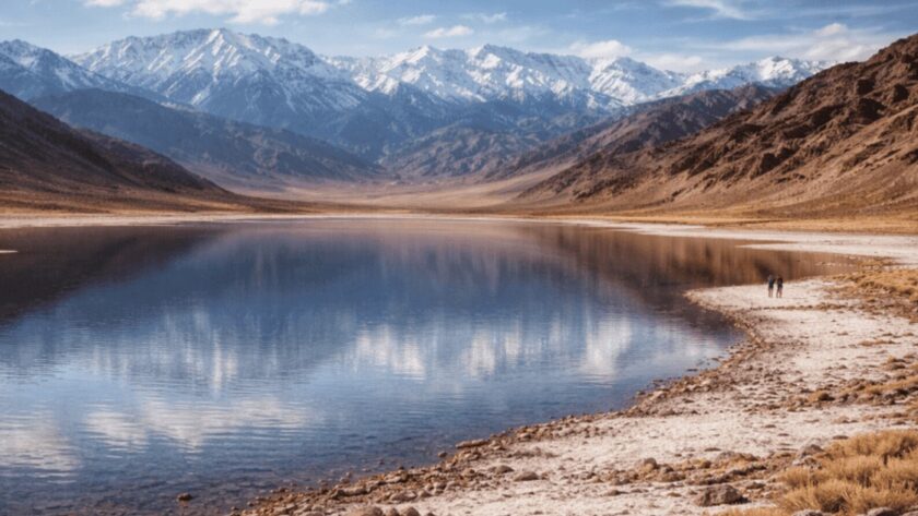 Obnova starého jezera v Údolí smrti