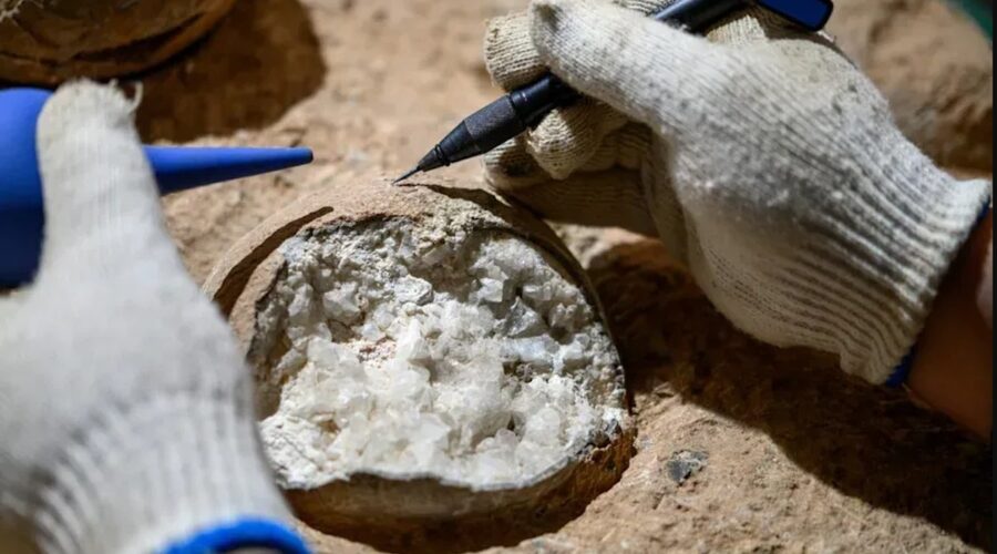 První přímé datování dinosaurích vajec