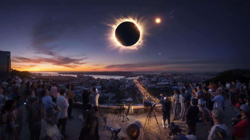 Úchvatný úkaz: Totalní sluneční zatmění