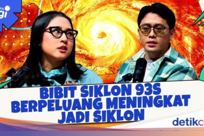 Vznik tropického cyklonu 93S