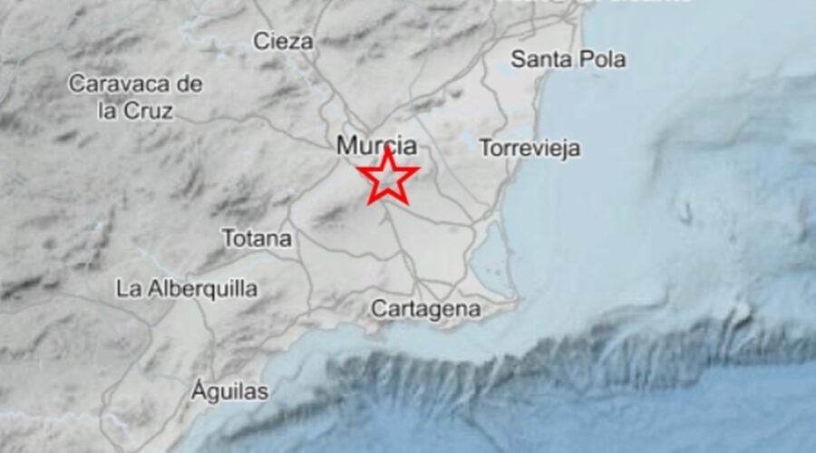 Zemětřesení v Murcii: Magnituda 2,6