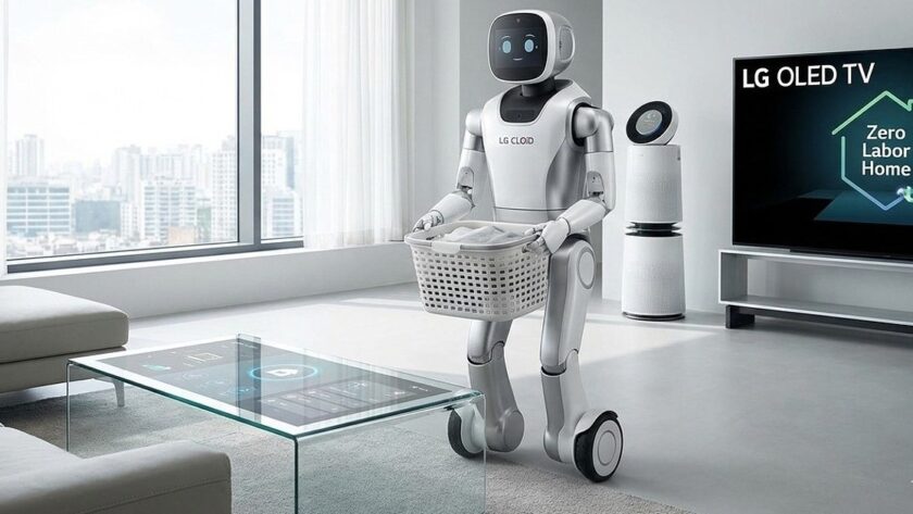 LG представит CLOiD: первый домашний гуманоидный робот