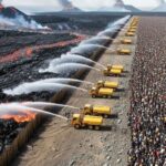 Obrana Islandie proti sopečné aktivitě: Gigantické zdi proti lávě