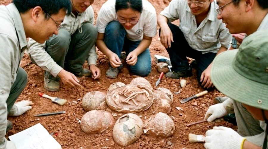 Odkrytí dinosaurích vajec: Klíč k pochopení evoluce ptáků