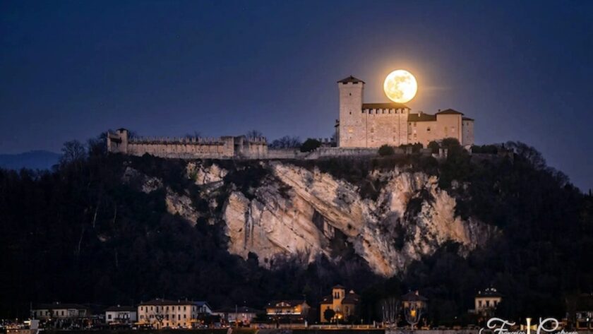 Super Luna Vlka: Magické Momentky z Lago Maggiore